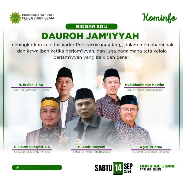 Dauroh Jamiyyah SDIJ PD PERSIS Kabupaten Ciamis
